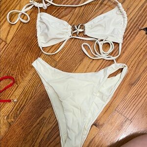 White bikini